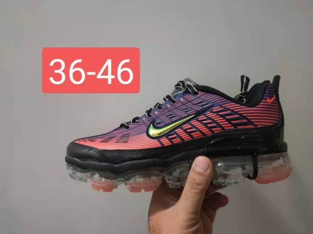 Nike Air VaporMax 360 Men's Running Shoes Black Red Purple-06